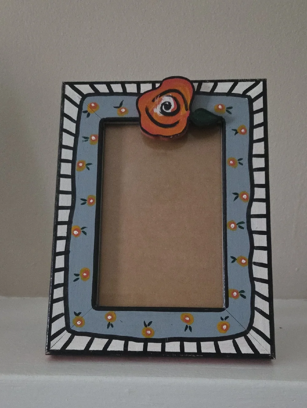 Anita Rosenberg Vintage Handpainted Photo Frame